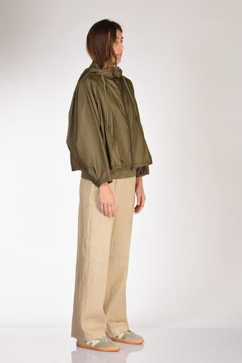 Giacca Crinkle Verde Donna - 4