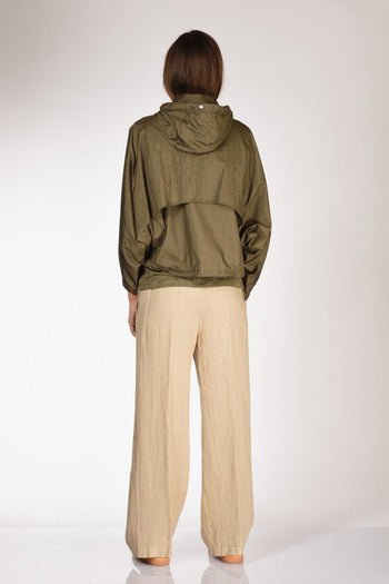 Giacca Crinkle Verde Donna - 5