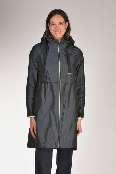 Parka Taffeta Blu Donna