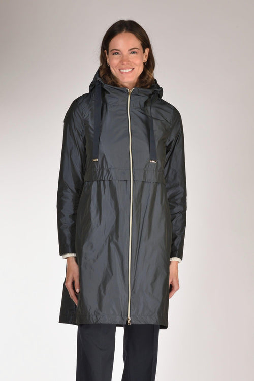 Parka Taffeta Blu Donna