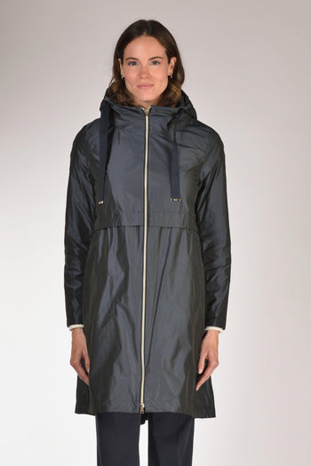 Parka Taffeta Blu Donna - 2