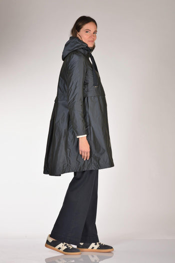 Parka Taffeta Blu Donna - 4