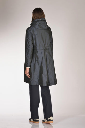 Parka Taffeta Blu Donna - 5