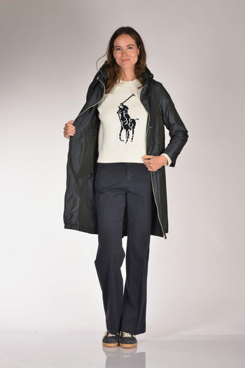 Parka Taffeta Blu Donna - 6