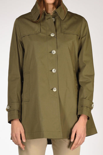 Caban Con Colletto Verde Donna - 3