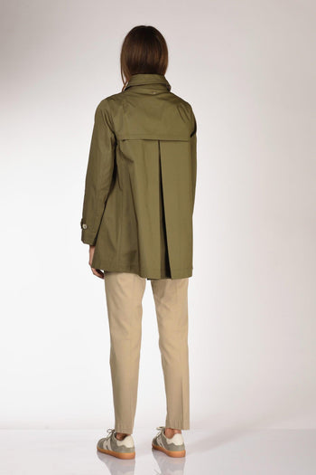 Caban Con Colletto Verde Donna - 5