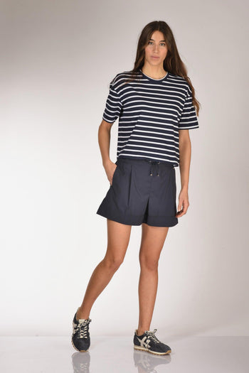 Bermuda Shorts Blu Donna - 2