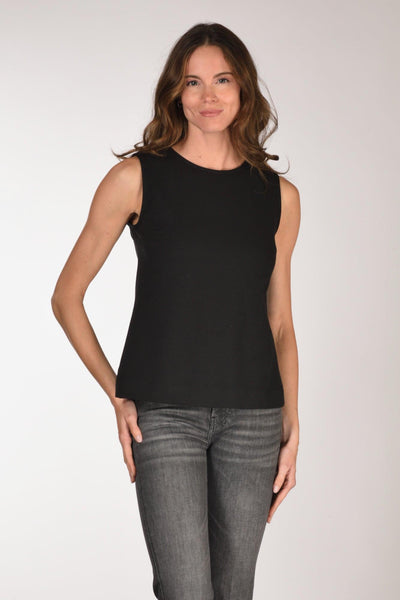 1901 Top Felpa Nero Donna