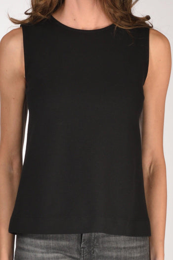1901 Top Felpa Nero Donna - 3