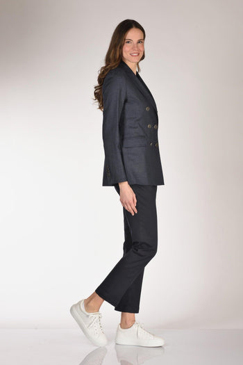 1901 Blazer Doppiopetto Blu Donna - 4