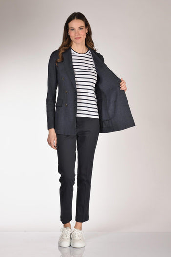 1901 Blazer Doppiopetto Blu Donna - 6