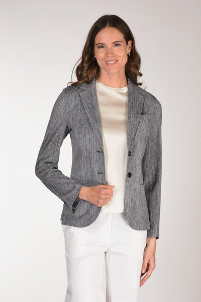 1901 Blazer Slim Fit Blu Donna