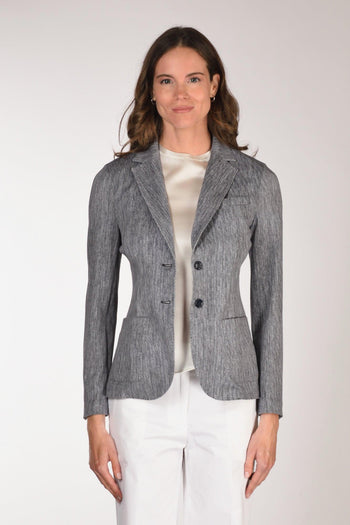 1901 Blazer Slim Fit Blu Donna - 2
