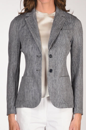 1901 Blazer Slim Fit Blu Donna - 3