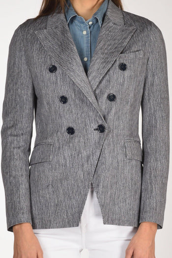 1901 Blazer Doppiopetto Blu Donna - 3