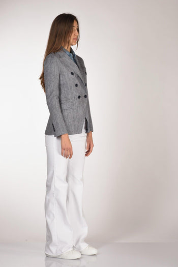 1901 Blazer Doppiopetto Blu Donna - 4