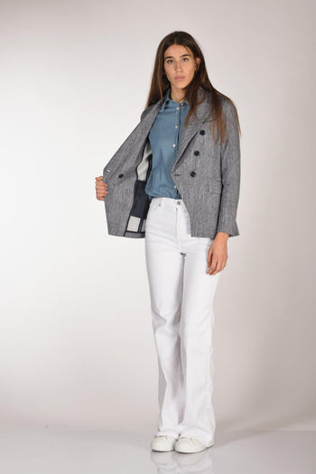 1901 Blazer Doppiopetto Blu Donna - 6
