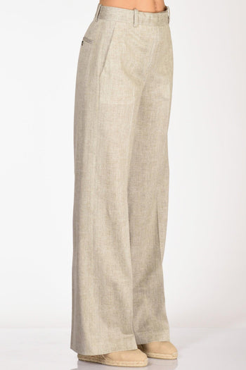 1901 Pantalone Masculin Beige Donna - 4