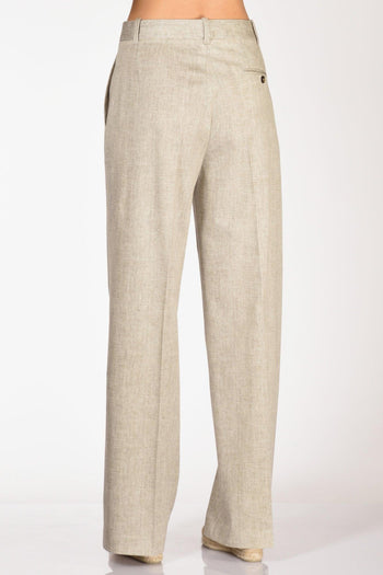 1901 Pantalone Masculin Beige Donna - 6
