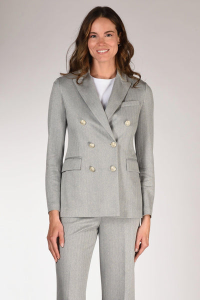 1901 Blazer Doppiopetto Azzurro Donna