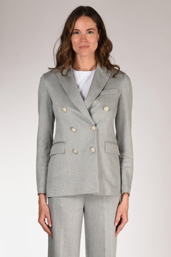 1901 Blazer Doppiopetto Azzurro Donna - 2