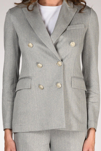 1901 Blazer Doppiopetto Azzurro Donna - 3