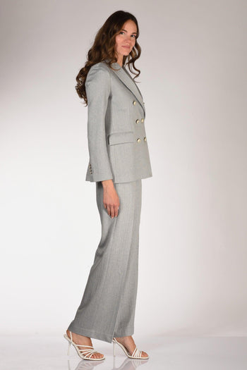 1901 Blazer Doppiopetto Azzurro Donna - 4