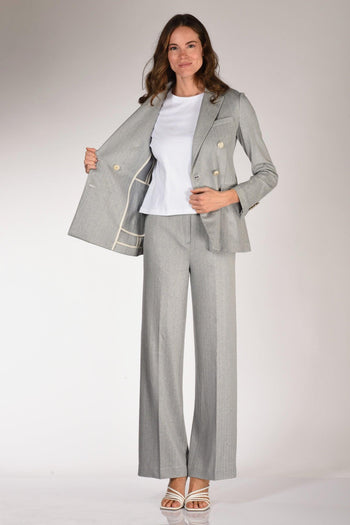 1901 Blazer Doppiopetto Azzurro Donna - 6