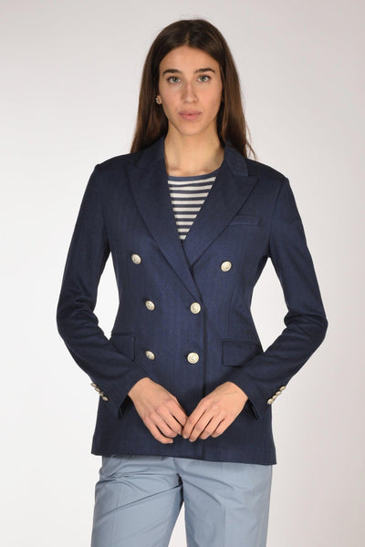 1901 Blazer Doppiopetto Blu Donna