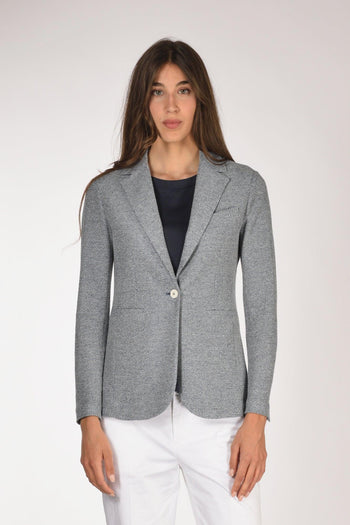 1901 Blazer Slim Long Blu Donna - 2