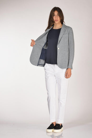 1901 Blazer Slim Long Blu Donna - 6