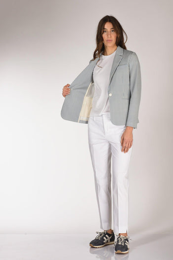 1901 Blazer Slim Fit Blu/bianco Donna - 6