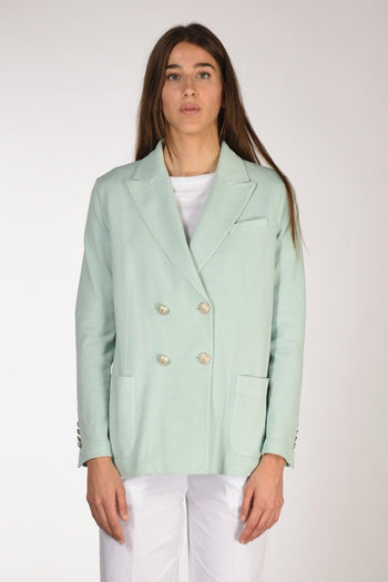 1901 Blazer Doppiopetto Azzurro Donna - 2