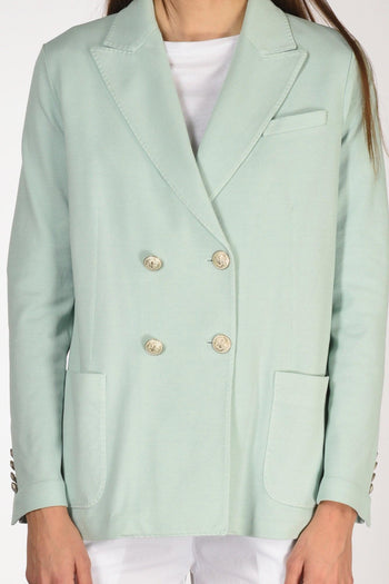 1901 Blazer Doppiopetto Azzurro Donna - 3