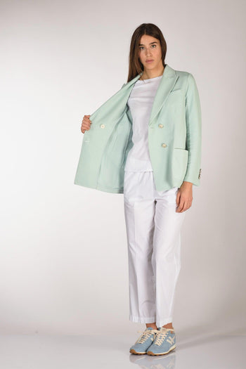1901 Blazer Doppiopetto Azzurro Donna - 6