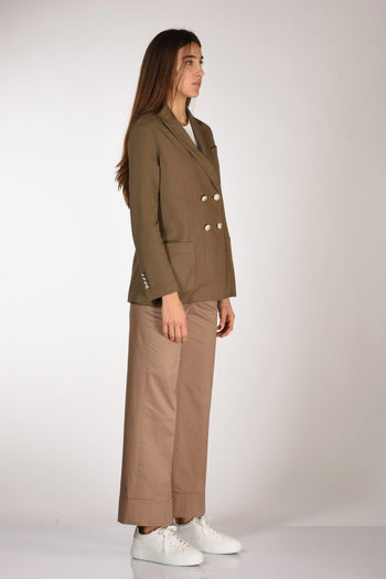 1901 Blazer Doppiopetto Marrone Donna - 4
