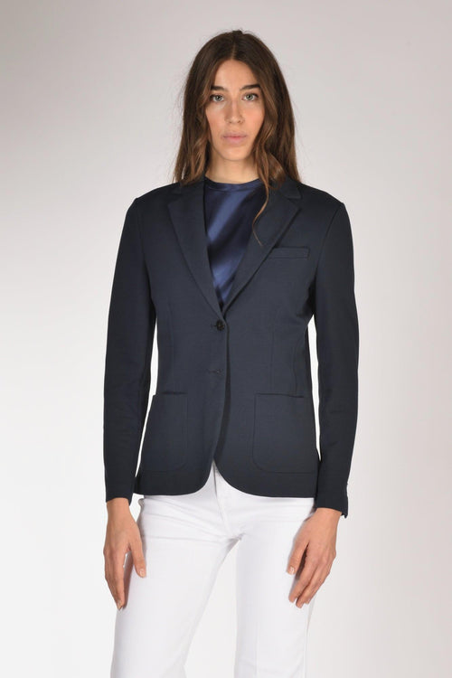 1901 Blazer Slim Fit Blu Donna