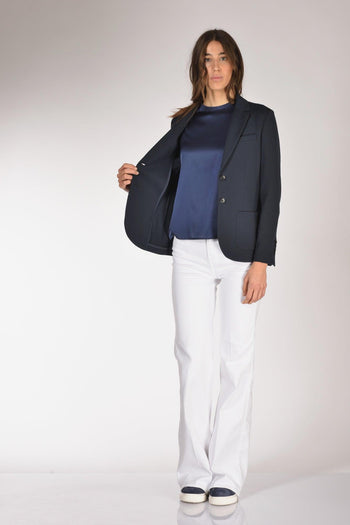 1901 Blazer Slim Fit Blu Donna - 6