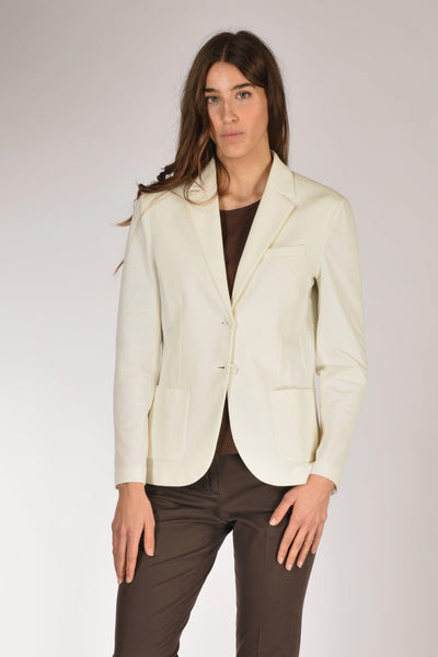 1901 Blazer Slim Fit Bianco Donna