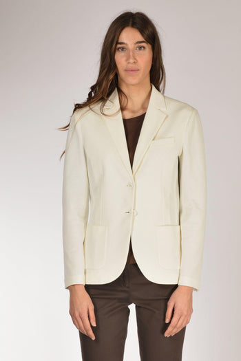 1901 Blazer Slim Fit Bianco Donna - 2