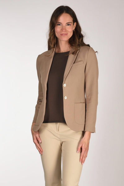 1901 Blazer Slim Fit Beige Donna