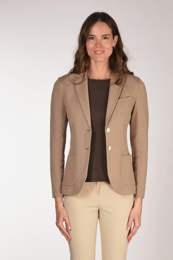 1901 Blazer Slim Fit Beige Donna - 2