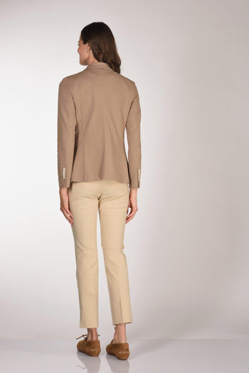 1901 Blazer Slim Fit Beige Donna - 5