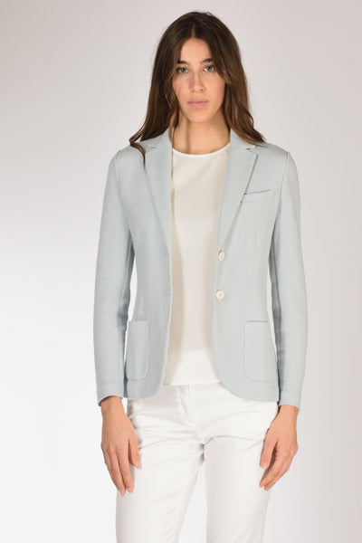 1901 Blazer Slim Fit Azzurro Donna