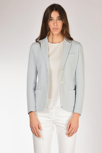 1901 Blazer Slim Fit Azzurro Donna - 2