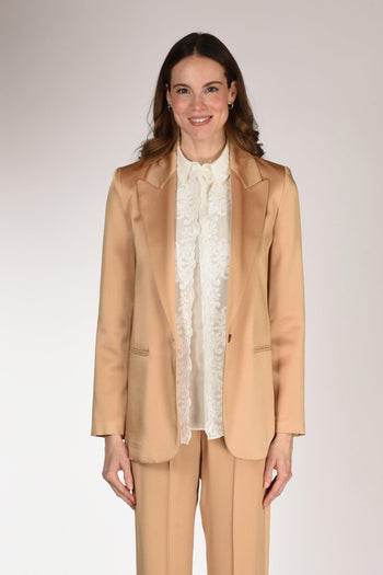 Giacca Satin Beige Donna - 2