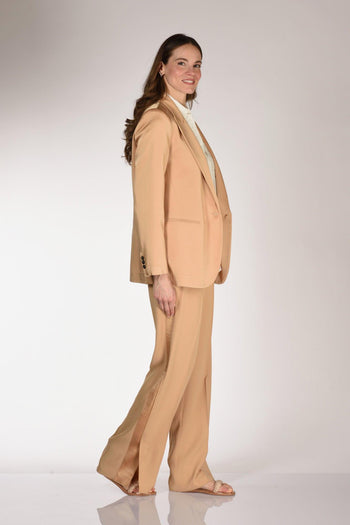 Giacca Satin Beige Donna - 4