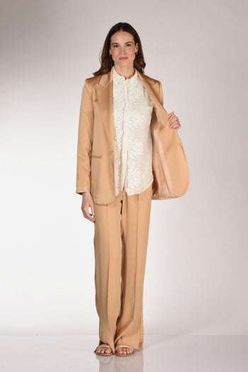 Giacca Satin Beige Donna - 6