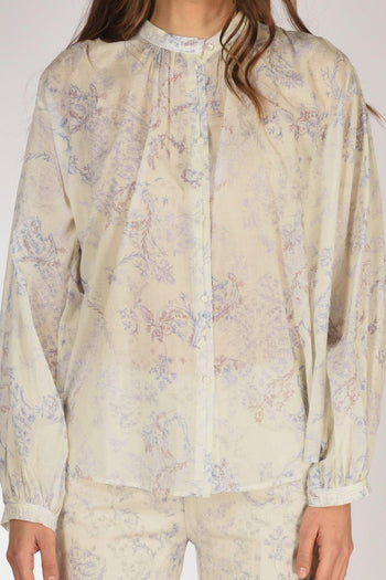 Camicia Stampa Azzurro/bianco Donna - 3