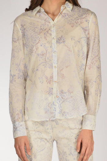 Camicia Stampa Azzurro/bianco Donna - 3